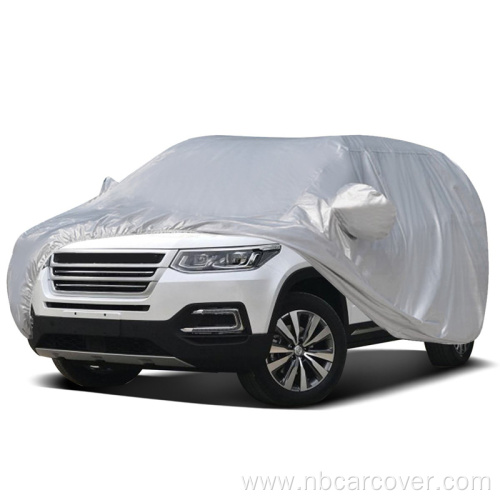 Outdoor SUV cover silver aluminum film car cover